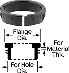 Image of Product. Front orientation. Contains Annotated, MultipleImages. Grommets. Split Locking Grommets.