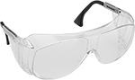 Image of Product. Front orientation. Safety Glasses. Eyeglass-Fit Panoramic Safety Glasses, Style B.