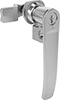 Washdown L-Handle Keyed Alike Padlockable Cam Locks