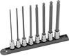 Extended-Reach Ball-End Hex Bit Socket Sets