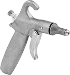 Image of Product. Front orientation. Blowguns. Chip-Guard Blowguns , Pistol with Straight Nozzle.