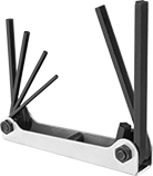 Image of Product. Front orientation. L-Keys. Fold-Up L-Key Sets, Plain Grip.