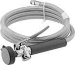 Image of Product. Front orientation. Eye Wash Station Replacement Parts. Spray Hose.