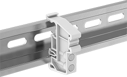 Image of ProductInUse. Screw On (For DIN 3 or 1 Rails). Front orientation. DIN Rail Stops. Screw On, 3
1.
