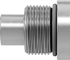 Heavy-Duty Thread-Lock Quick-Disconnect Hose Couplings for Hydraulic Fluid