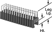 Image of Product. Front orientation. Contains Annotated. Cable Holders. Cable Holders for Signal Wire, Insulated Staples.