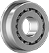 Image of Product. Front orientation. Ball Bearings. Flanged Ball Bearings, Open.