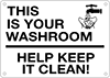 Housekeeping Signs