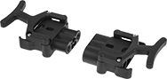 Image of Product. Connectors with Optional Handle. Front orientation. Battery Connectors. European Battery Connectors.