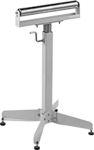 Image of Product. Style C. Front orientation. Material Support Stands. Roller Support, Pedestal Stand, Style C.