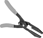 Image of Product. Front orientation. Hose and Tube Pliers. Pinch-Off Hose and Tube Pliers, Flat Jaws and Cushion Grip, Quick-Release Handle, 20° Head Angle.