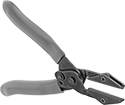 Image of Product. Front orientation. Hose and Tube Pliers. Pinch-Off Hose and Tube Pliers, Flat Jaws and Cushion Grip, Quick-Release Handle.