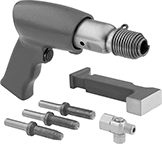 Image of Product. Front orientation. Rivet Tools. Air-Powered Hammer and Rivet Setter Kits for Solid Rivets, Style A.