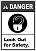 Illustrated Lockout Labels