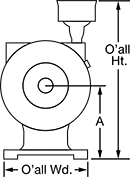 Image of Attribute. Front orientation. Contains Annotated. Base Mount.