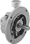 Image of Product. Front orientation. Air-Powered Motors. NEMA 56C Face Mount.