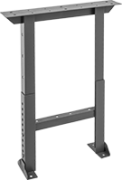 Image of Product. Front orientation. Workbench Bases. Extra Heavy Duty Adjustable-Height Workbench Legs.
