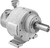 Image of Product. Front orientation. Air-Powered Gearmotors. Air-Powered Gearmotors, Base Mount, Face Mount.