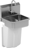 Image of Product. Shown Installed (Sink Not Included). Front orientation. Sink Pipe Covers.