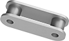 Image of Product. Front orientation. Roller Chain and Links. Flat-Edge Roller Chain and Links, Adding Links.