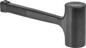 Image of Product. Front orientation. Hammers. Dead Blow Mallets , Round PVC Face, Textured Grip.