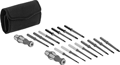 Image of Product. Front orientation. Screwdrivers. Electrically Insulating Changeable-Shaft Screwdriver Sets.