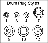 Image of Attribute. Front orientation. Contains Annotated, Border. Torque-Limiting Drum Plug Wrenches.