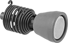 Image of Product. For Flat and Flush Mount Head Rivets with Rubber Guard and Swiveling Body. Front orientation. Rivet Setters. For Solid Rivets, For Flush Mount Head Rivets, Rubber Guard, For Flat Head Rivets, Swiveling Body.