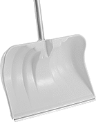 Image of Product. Front orientation. ZoomedIn view. Shovels. Snow Shovels, Style C.