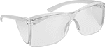 Image of Product. Front orientation. Safety Glasses. Eyeglass-Fit Visitors' Safety Glasses, Style A.