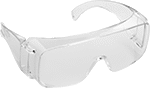 Image of Product. Front orientation. Safety Glasses. Eyeglass-Fit Visitors' Safety Glasses, Style B.