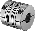 Image of Product. Front orientation. Flexible Shaft Couplings. Precision Beam Couplings, Spiral Cut.