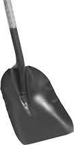 Image of Product. Front orientation. ZoomedIn view. Shovels. Extra-Large Scooping Shovels, Style D.