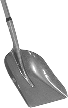 Image of Product. Front orientation. ZoomedIn view. Shovels. Scooping Shovels, Style C.