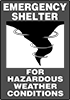 Emergency Shelter Signs