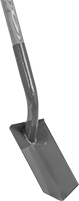 Image of Product. Front orientation. ZoomedIn view. Shovels. Spades, Style A.