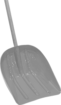 Image of Product. Front orientation. ZoomedIn view. Shovels. Extra-Large Scooping Shovels, Style A.