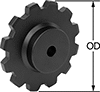 Sprockets for Harsh Environment Flat-Edge Roller Chain