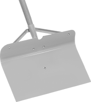 Image of Product. Front orientation. ZoomedIn view. Shovels. Snow Pushers, Style E.