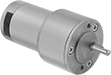 Image of Product. Front orientation. Electric Gearmotors. Compact DC Gearmotors, Round Face.