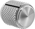 Image of Product. Front orientation. Indicating Knobs. Style 5—Knurled-Head Grip.