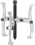 Image of Product. Front orientation. Gear and Bearing Pullers. External-Grip Gear and Bearing Pullers, Combination 2/3 Jaws with Tips on Both Ends.