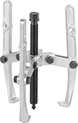Image of Product. Front orientation. Gear and Bearing Pullers. External-Grip Gear and Bearing Pullers, Combination 2/3 Jaws with Tips on One End.