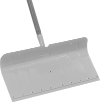 Image of Product. Front orientation. ZoomedIn view. Shovels. Snow Pushers, Style D.