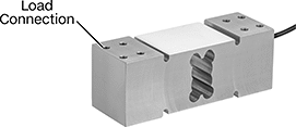 Image of Product. With 8 Threaded Holes. Front orientation. Contains Annotated. Load Cells. Ready-to-Use Tension and Compression Force Sensor Kits, Rectangle, With 8 Threaded Holes.