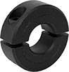 Image of Product. Front orientation. Shaft Collars. Two Piece, For Round Shafts.
