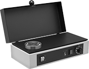 Image of Product. Shown with Bearing. Front orientation. Bearing Heaters. Hot-Plate Bearing Heaters.