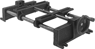 Image of Product. Style E. Front orientation. Motor Mounts. For Linear Adjustment in Variable-Speed Application, Style E.