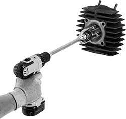 Image of ProductInUse. Front orientation. Cylinder Hones. Rigid Cylinder Hones.