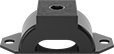 Image of Product. Style 5, Threaded-Insert Mount. Bottom orientation. Vibration-Damping Mounts. Vibration-Damping Bolt-Down Mounts, Style 5—Threaded-Insert Mount.